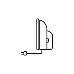 Poster - iron outline icon. Element of equipment icon for mobile concept and web apps. Thin line iron outline icon can be used for web and mobile