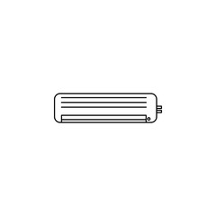 Poster - air conditioning outline icon. Element of equipment icon for mobile concept and web apps. Thin line air conditioning outline icon can be used for web and mobile