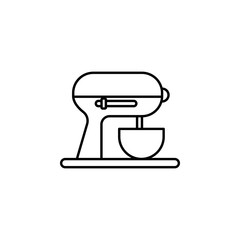 Poster - kitchen mixer outline icon. Element of equipment icon for mobile concept and web apps. Thin line kitchen mixer outline icon can be used for web and mobile