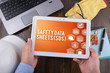 © kenary820 - SAFETY DATA SHEETS (SDS) on tablet pc, Safety & Health at Work Concepts
