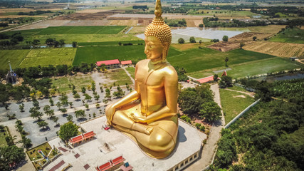 the great buddha of thailand, wat muang temple, ang thong, thailand