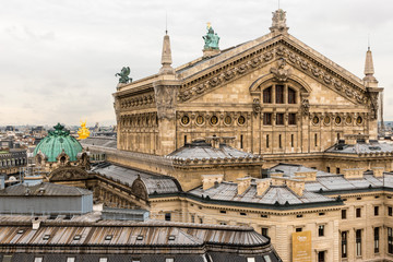 Dächer von Paris und Opera Garnier