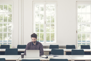 Young Businessman Working