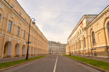 Wall Mural - Tiflis lane in Saint Petersburg.