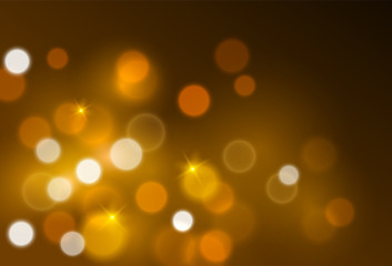 Wall Mural - vector golden blurred background for your greeting card or design - christmas, celebration