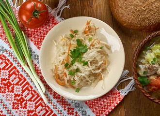 Wall Mural - Polish Sauerkraut Slaw