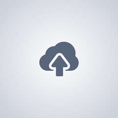 Poster - Upload cloud icon