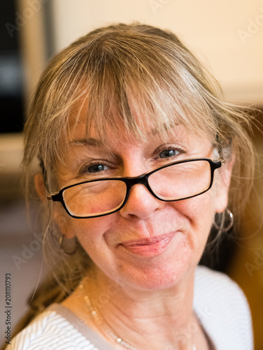 60 Years Young Petite Slender Cute Mature Man With Glasses On Her