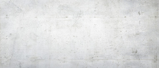Wall Mural - texture of old white concrete wall for background