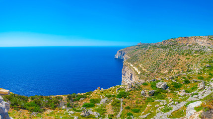 Sticker - View towards Dingli cliffs on Malta