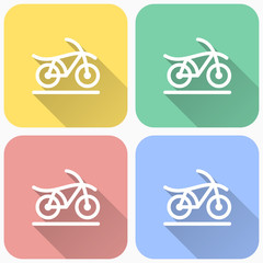 Poster - Bicycle - vector icon