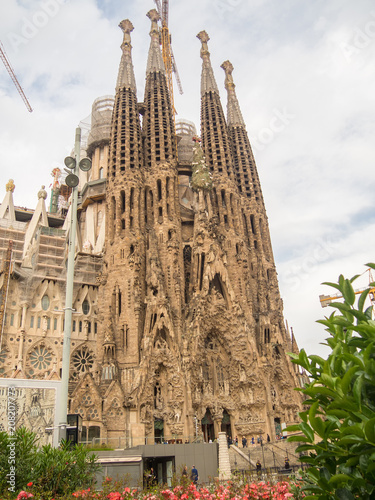 Zdjęcie XXL Katedra Sagrada Familia w Barcelonie