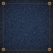 Background Of Blue Denim Fabric