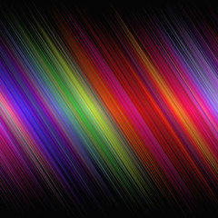 Poster - Abstract futuristic background with shining diagonal stripes - vector graphic
