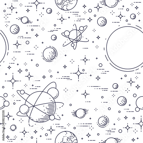 Tapety Kosmos przestrzen-bezszwowe-tlo-z-planet-gwiazd