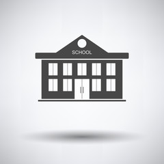 Sticker - School building icon