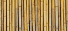 Brown Bamboo Fence Pattern And Background