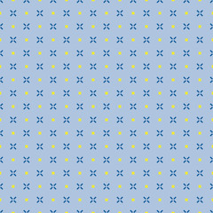 Poster - Japanese sashiko ornament. Asian embroidery motifs. Abstract patterns. For handicraft or decoration.