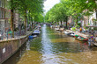 Idyllische Gracht in Amsterdam