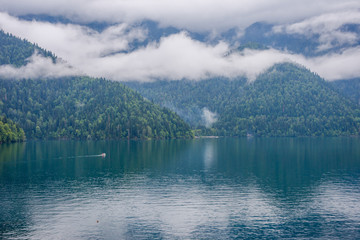 Canvas Print - Lake ritsa, Abkhazia