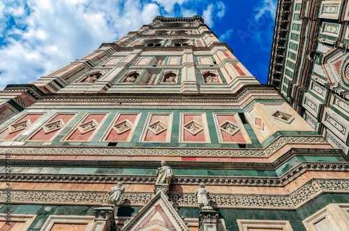 Plakat Wierza Duomo katedra w Florencja, Włochy