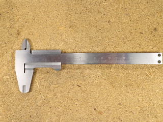 measuring instruments caliper on the table