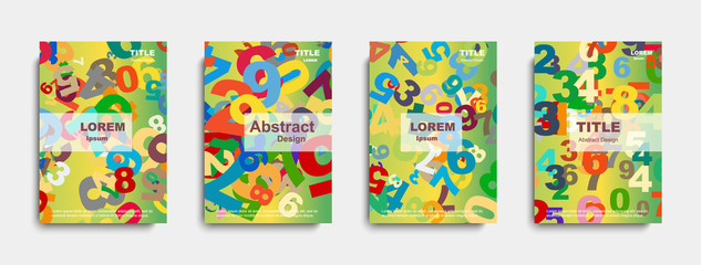 Wall Mural - abstract cover design. banners