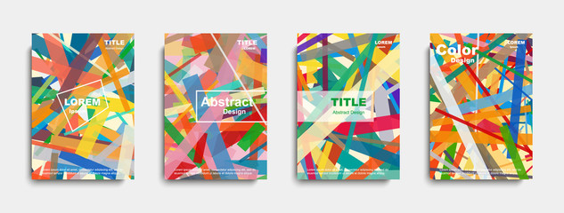 Wall Mural - abstract cover design. banners