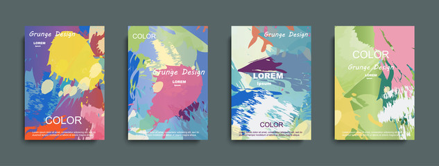 Wall Mural - abstract cover design. banners