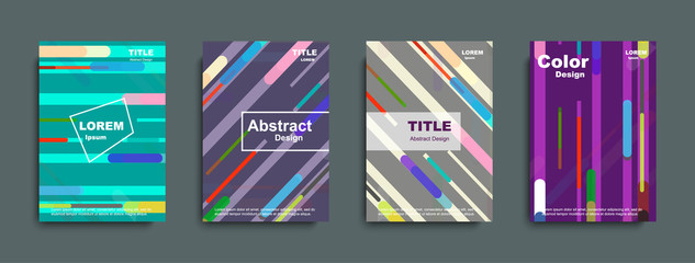 Wall Mural - abstract cover design. banners