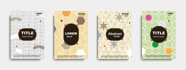 Wall Mural - abstract cover design. banners