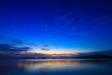 Wall Mural - beautiful sky at twilight time