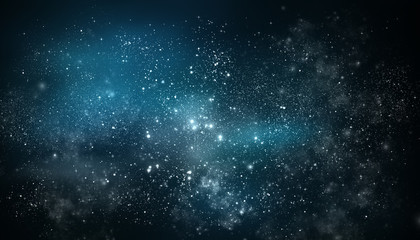 Wall Mural - nebula and galaxy./ universe filled with stars.