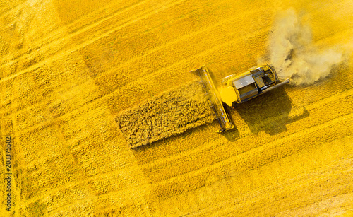 widok-z-lotu-ptaka-kombajn-zbozowy-zbior-pola-rzepaku-przemyslowe-tlo-na-temat-rolnictwa-produkcja-biopaliw-z-gory-rolnictwo-i-srodowisko-w-unii-europejskiej