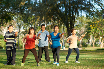 Tai Chi class