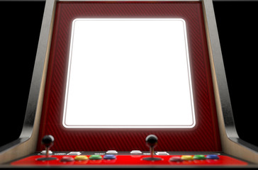 Canvas Print - Arcade Machine Screen