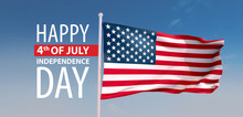 3d Render, The 4th Of July, Independence Day USA, The Stars And Stripes