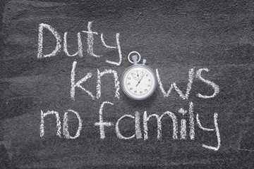 Wall Mural - duty knows no watch