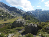Fototapeta Na ścianę - Alpy, Włochy - trasa do schroniska Rif. Deffeyes