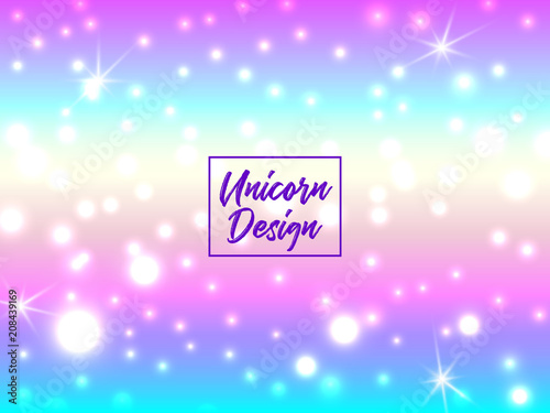 Cute Unicorn Galaxy Background Picture