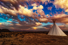 Teepee In The Mountains