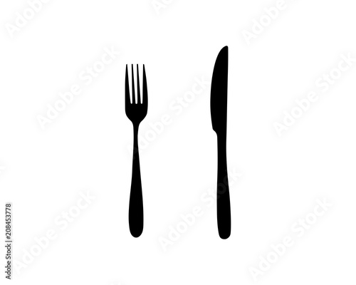 a knife and fork