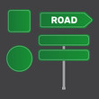 © 3dwithlove - Road traffic sign. Sign street. Arrow blank sign