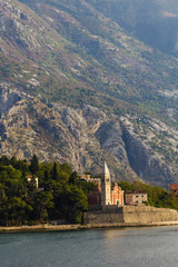 Sticker - Beautiful Church in Kotor on Coast