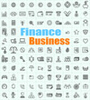 © Nattawat - 100 Finance Business icons set for a variety of applications.