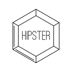 Poster - Abstract hipster label