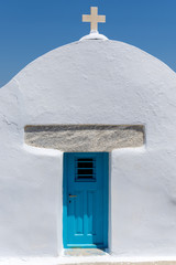 Wall Mural - Agia Anna chapel on Amorgos island, Greece, Cyclades.