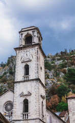 Canvas Print - A Clock Tower and Old Buildings