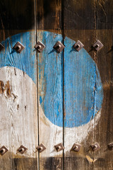 Wall Mural - Korean old wooden door background