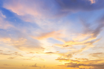 Wall Mural - cloud at sunset